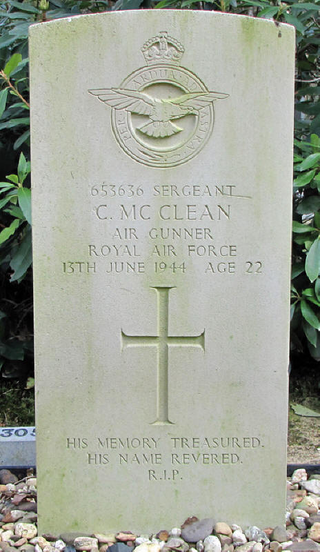 Sgt Cecil McClean<br/><br /><br />died June 13th, 1944